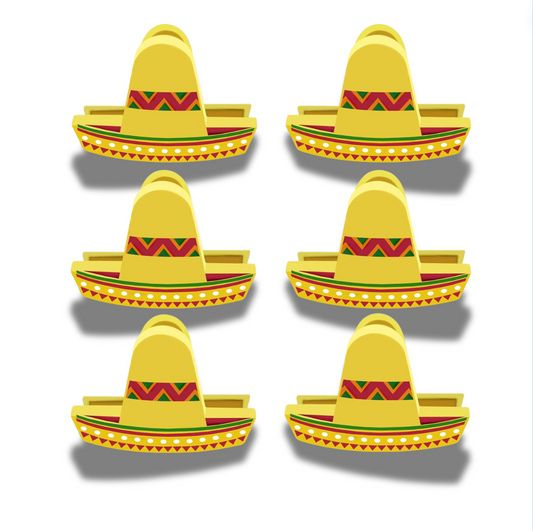 Sombrero Chip Clips 6 Set